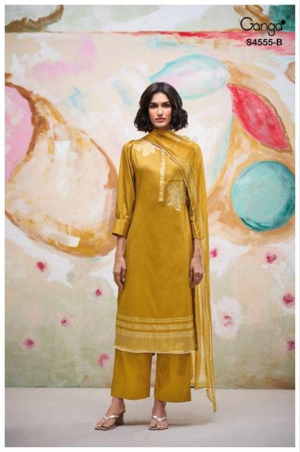 Ganga gireya 4555 wholesale dress materials online shopping cash on delivery  - wholesale export